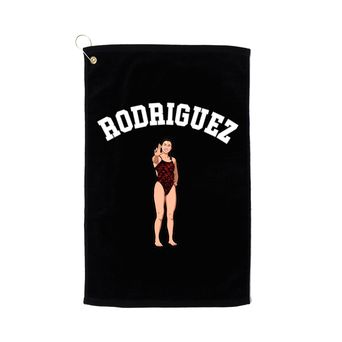 Golf Towel — Shirsey Arch in Black