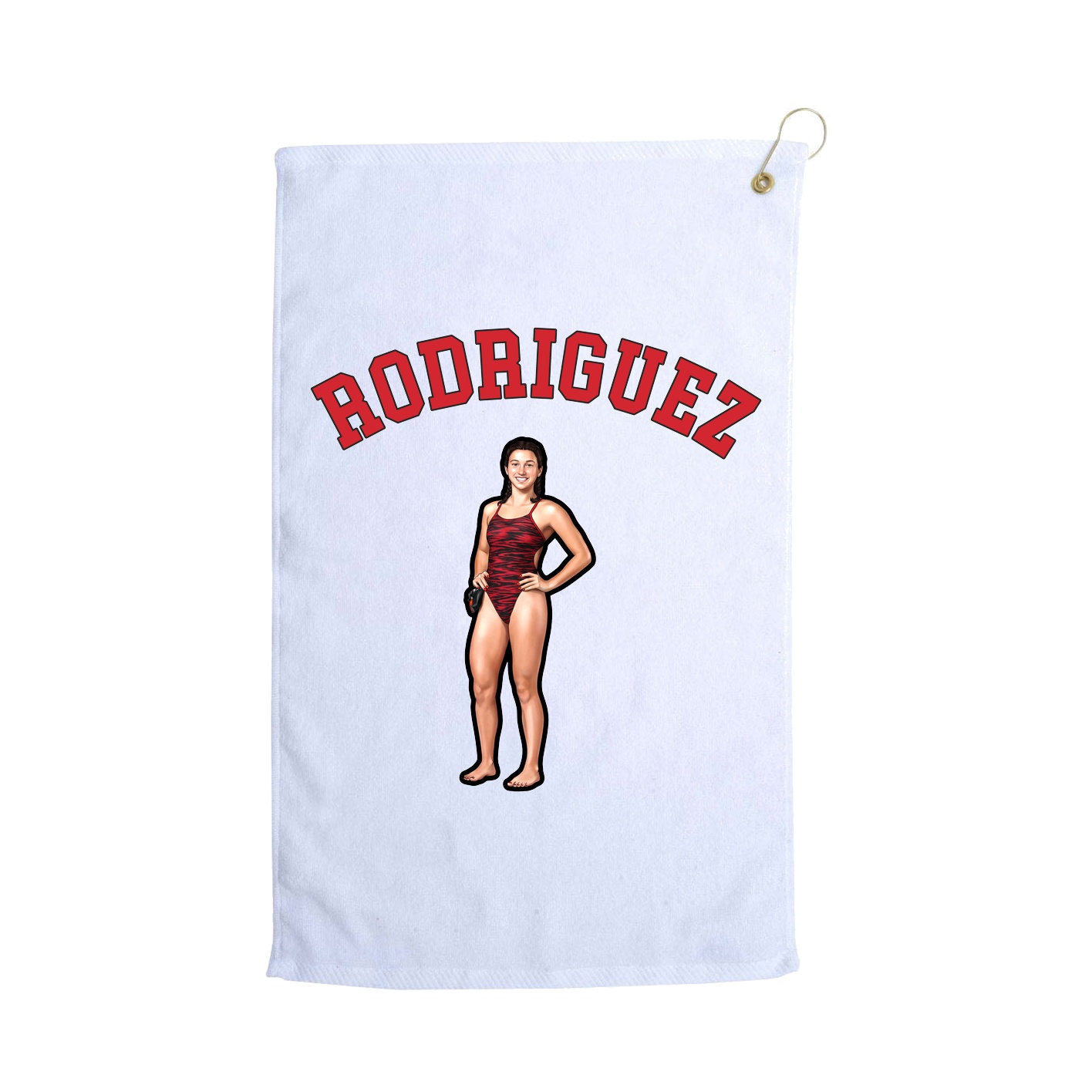 Golf Towel — Shirsey Arch in White