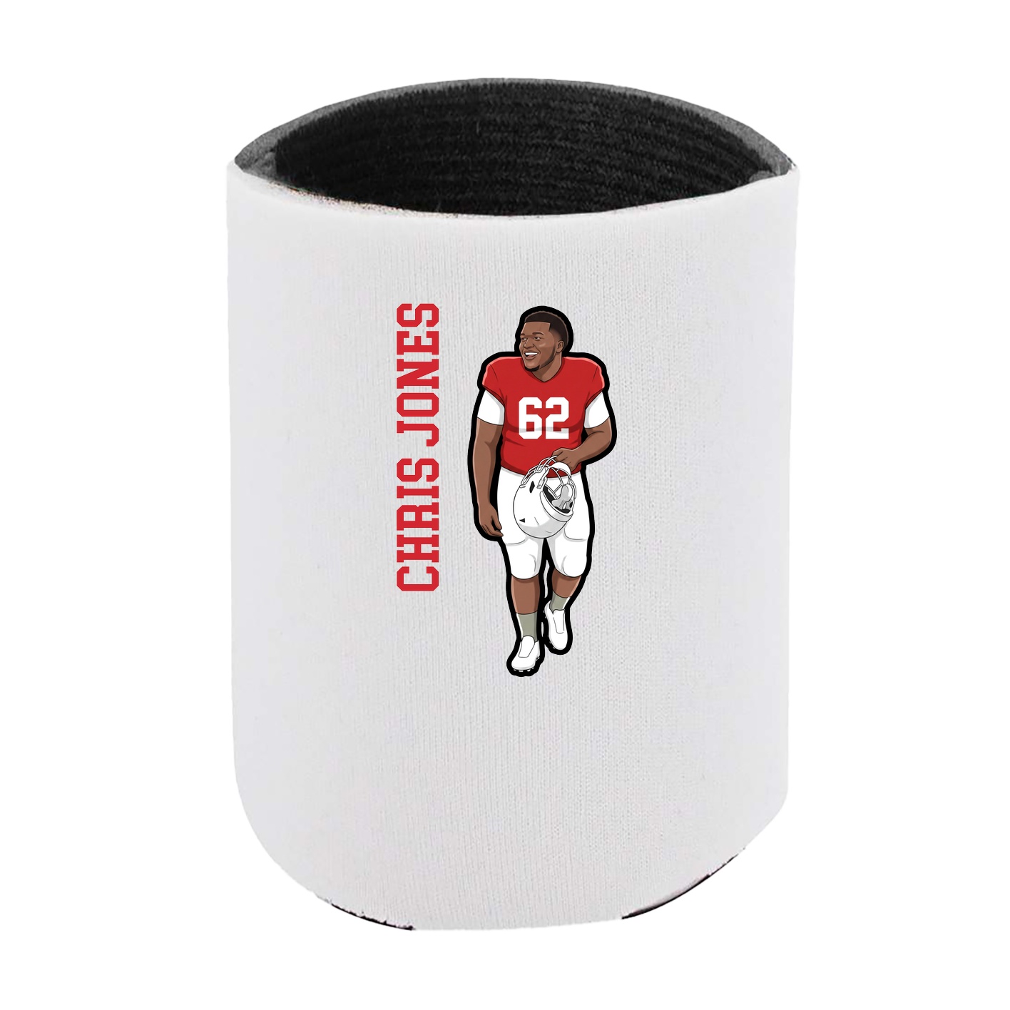 Can Holder — Name Vertical in White