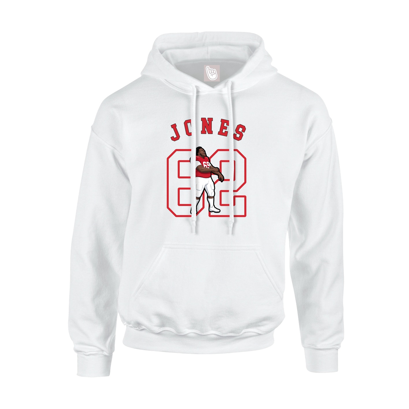 Hoodie — Shirsey Arch in White