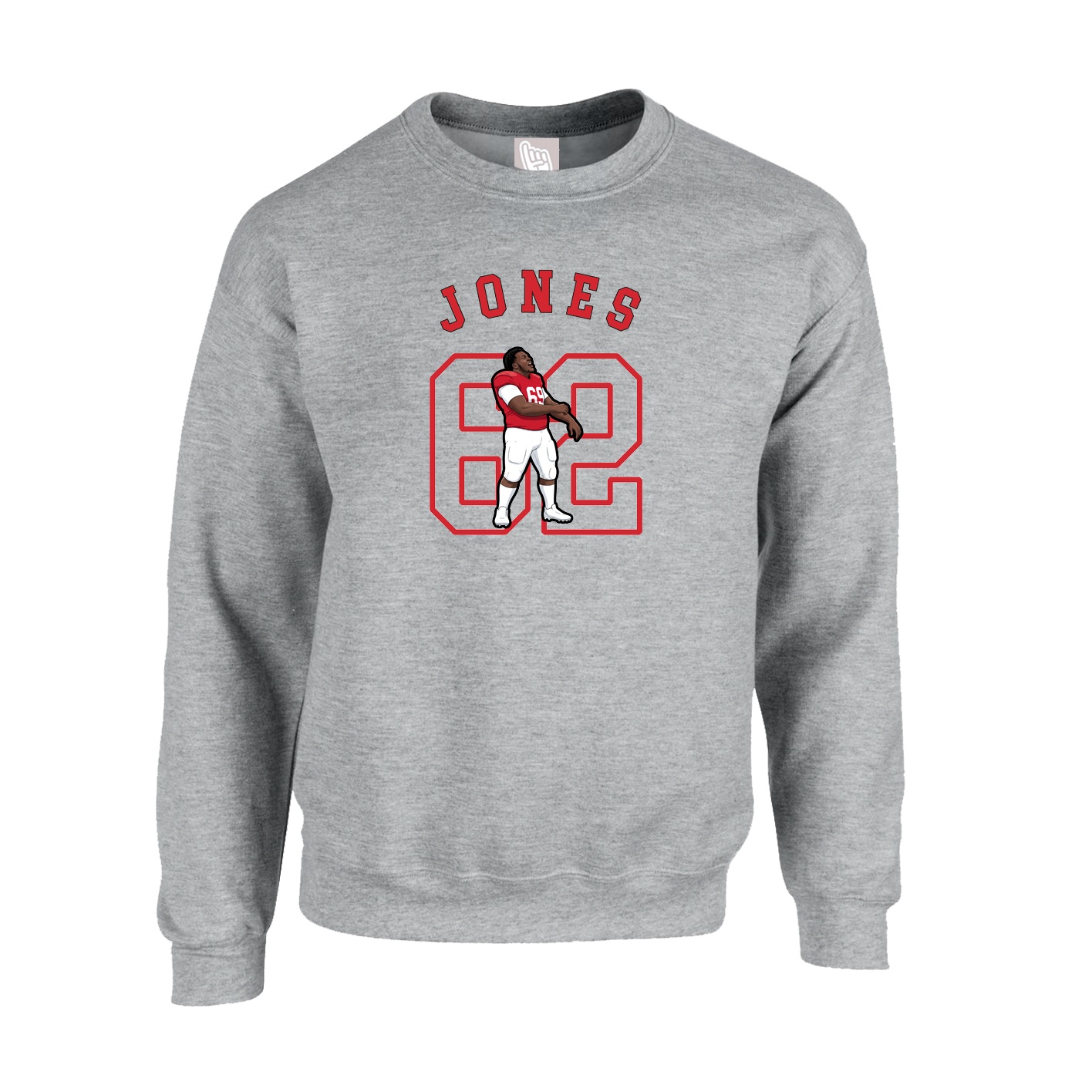 Fleece Crew — Shirsey Arch in Grey