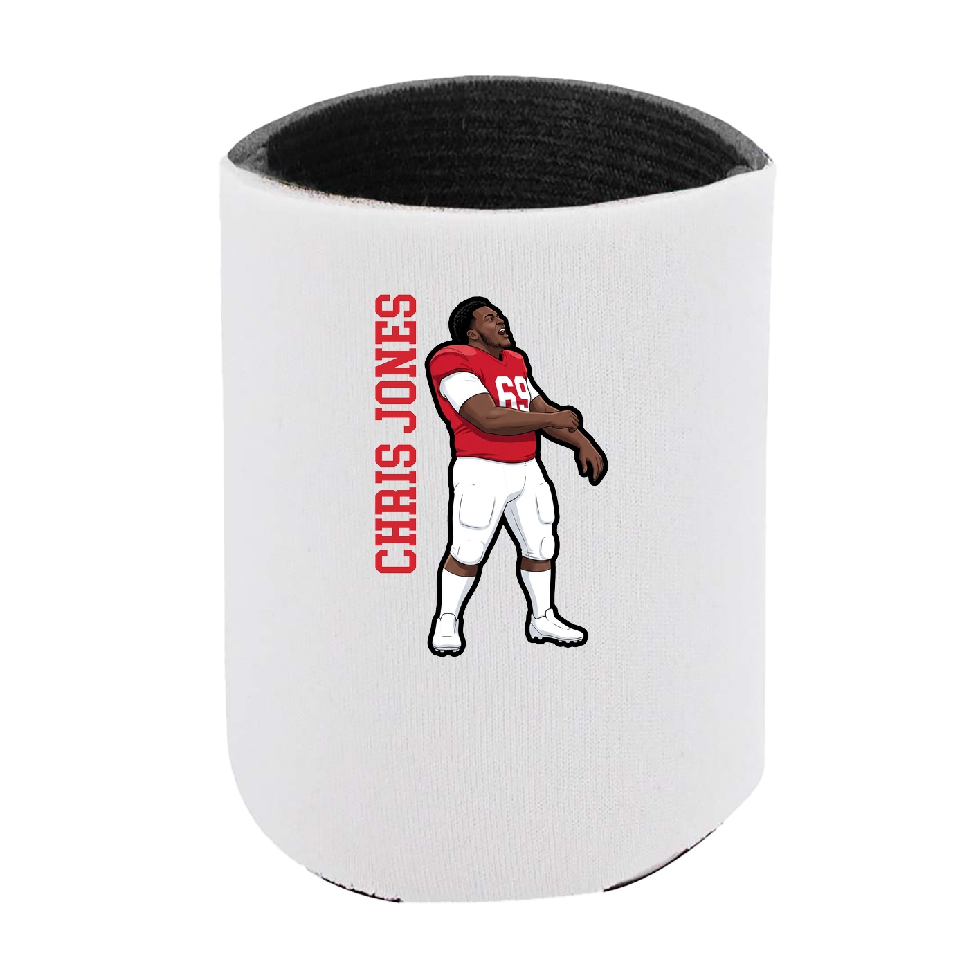 Can Holder — Name Vertical in White