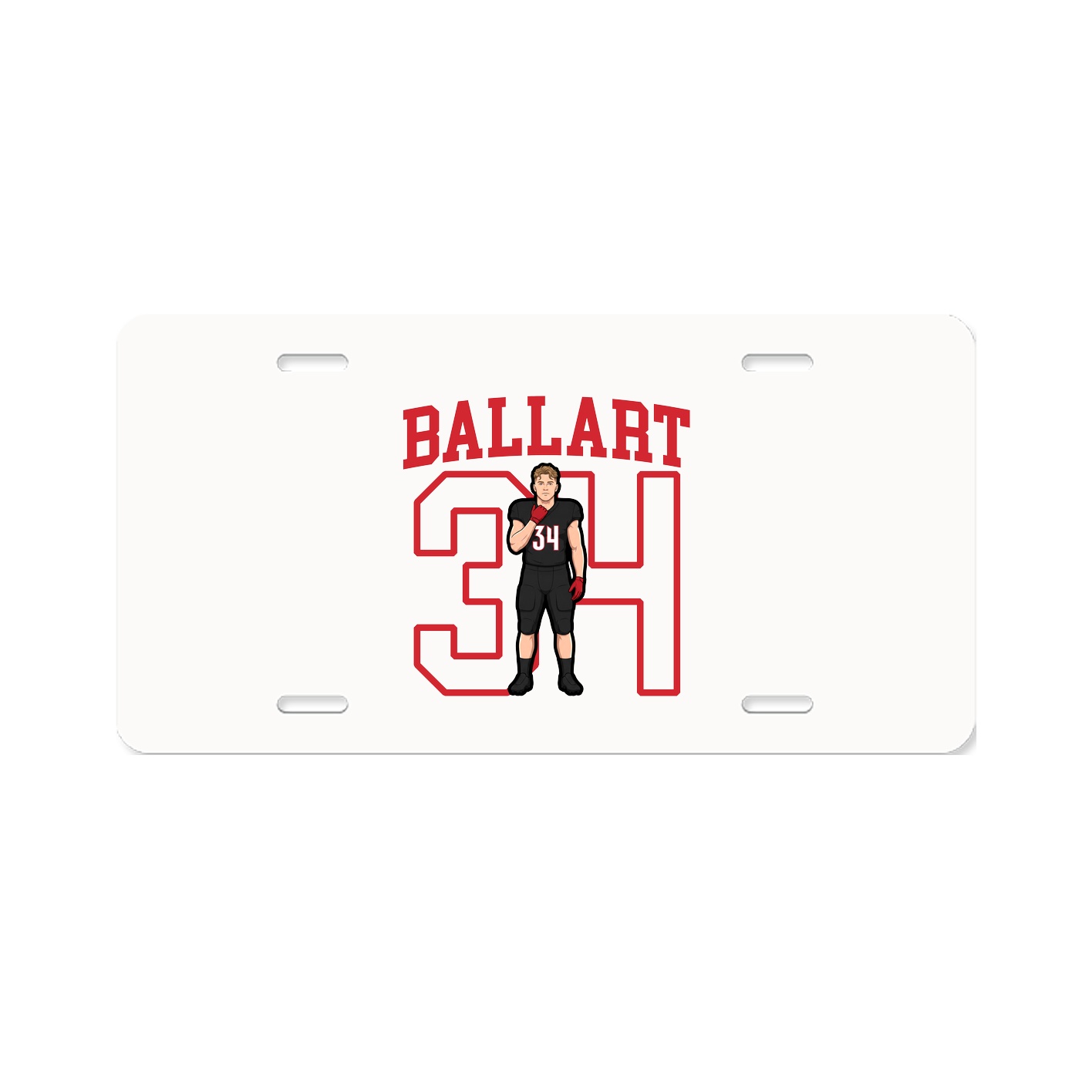 License Plate — Shirsey in Classic