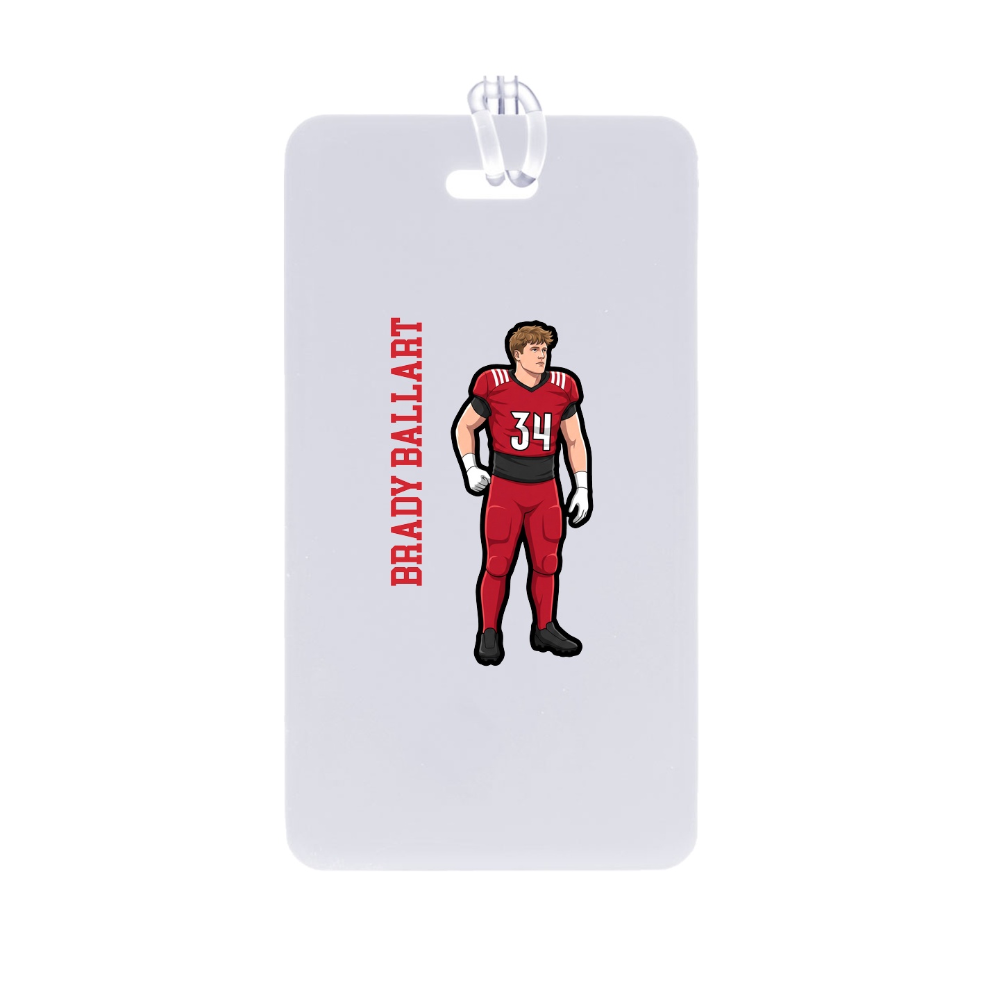 Bag Tag — Name Vertical in Classic