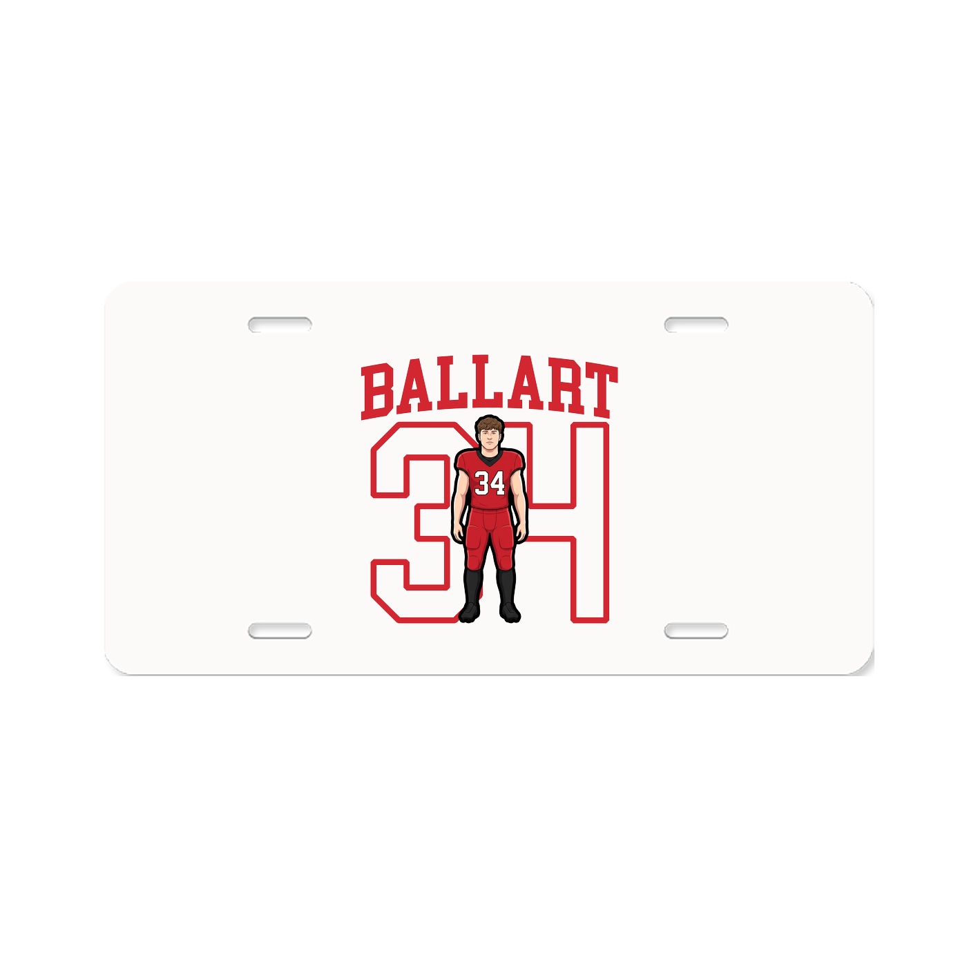 License Plate — Shirsey in Classic