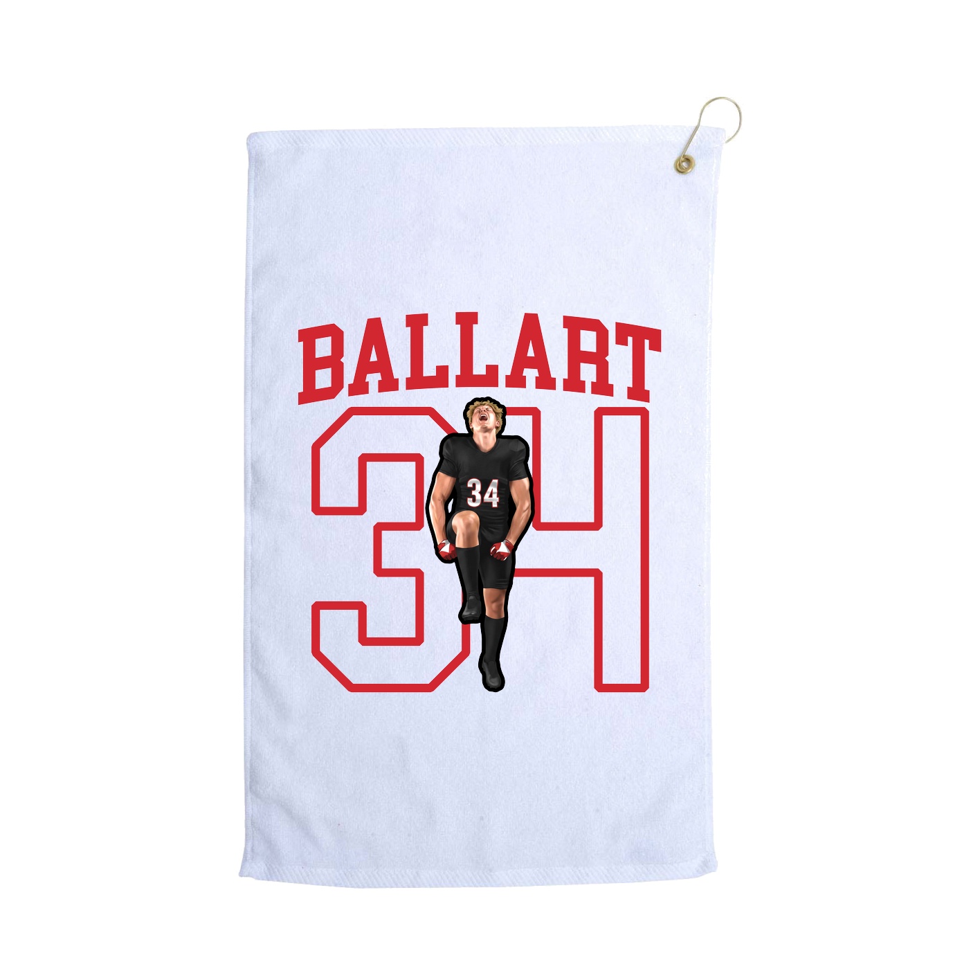 Golf Towel — Shirsey in White