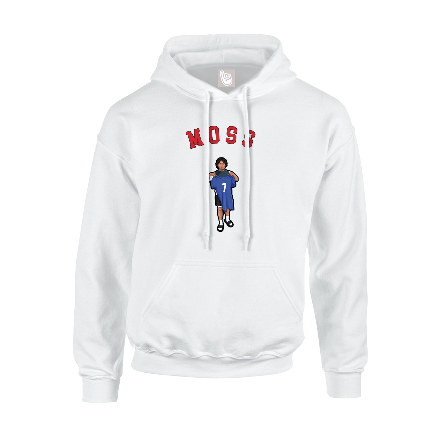 Hoodie — Shirsey Arch in White
