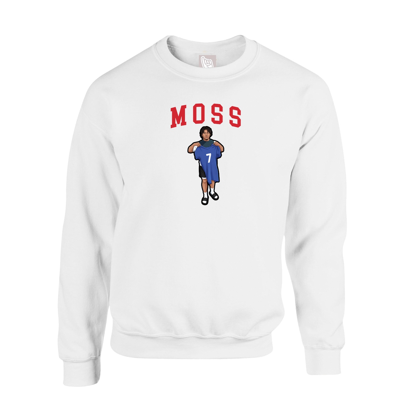 Fleece Crew — Shirsey in White