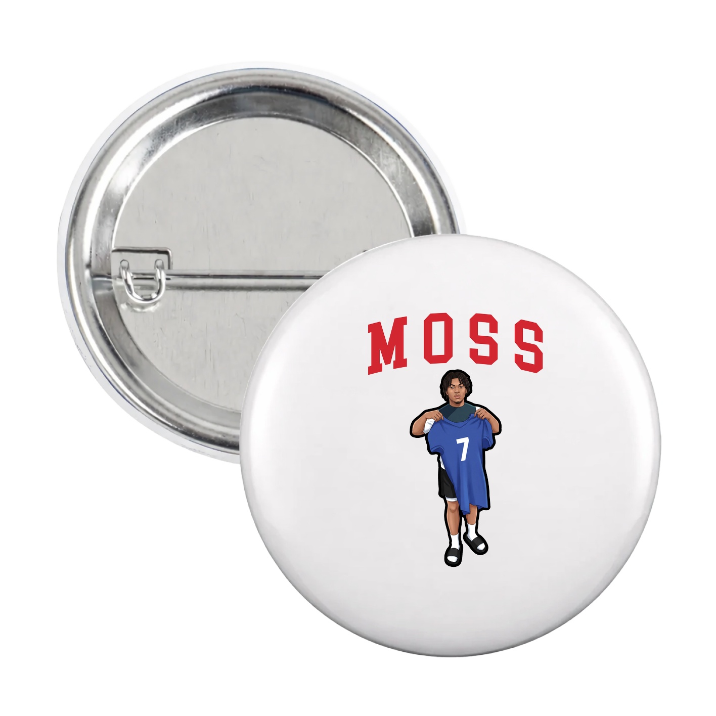 Game Day Button — Shirsey in White