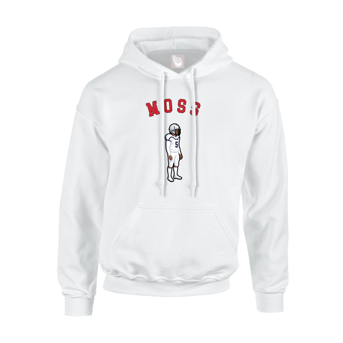 Youth Hoodie — Shirsey Arch in White