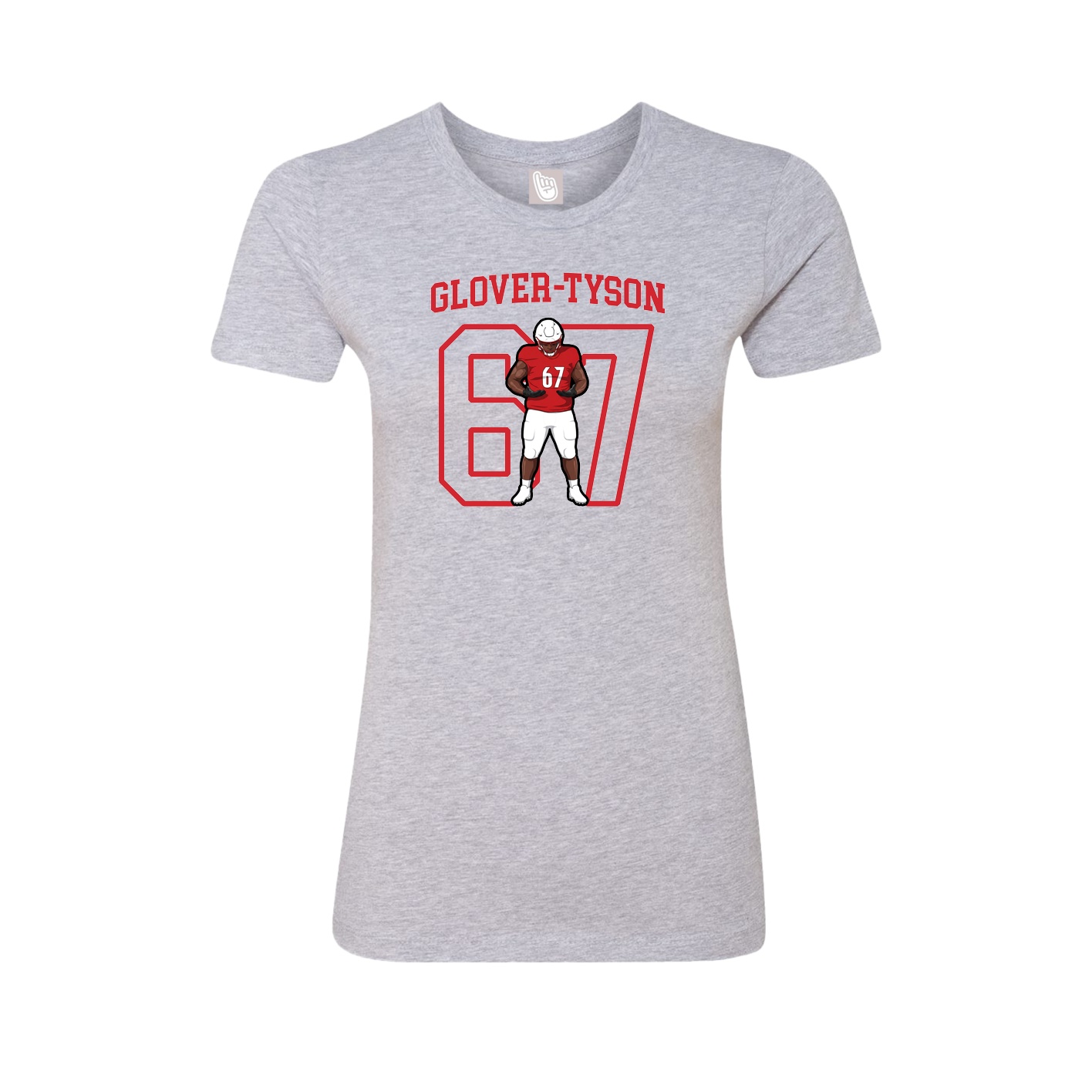 Fitted Women's Tee — Shirsey in Grey