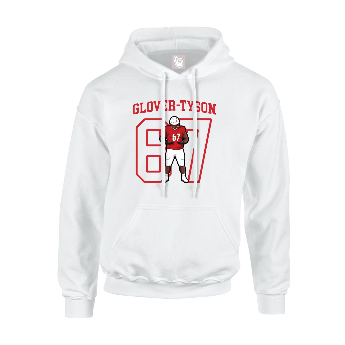Youth Hoodie — Shirsey in White