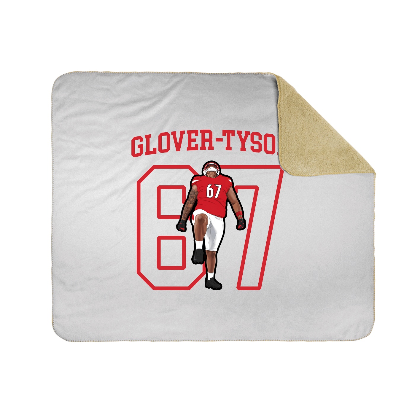 Throw Blanket — Shirsey in White