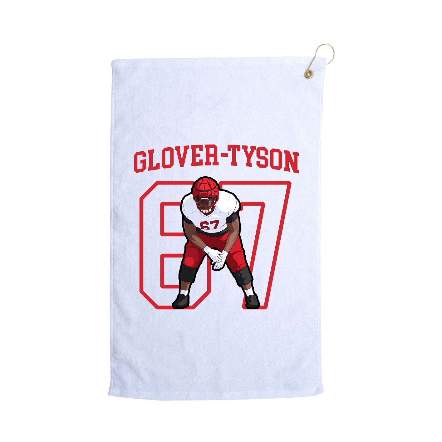 Golf Towel — Shirsey in White