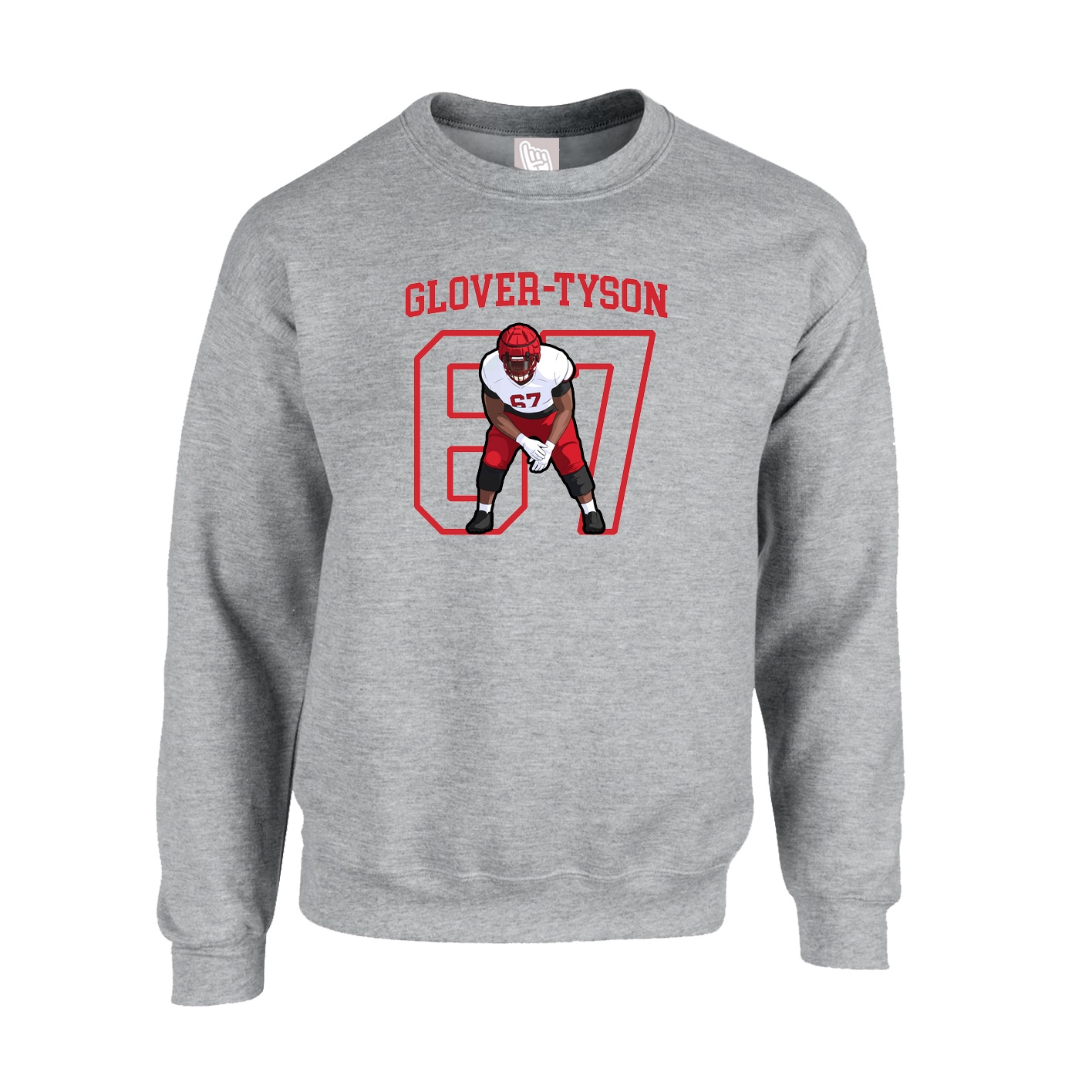 Fleece Crew — Shirsey in Grey