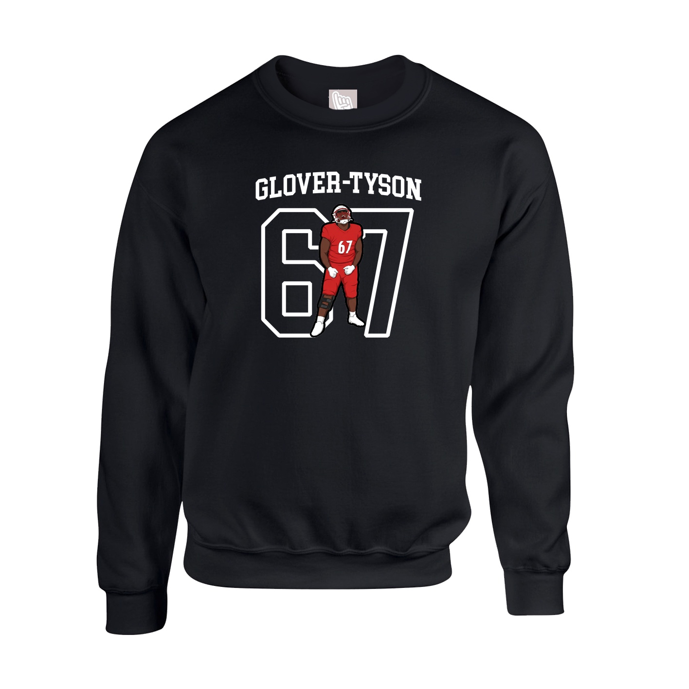 Fleece Crew — Shirsey in Black