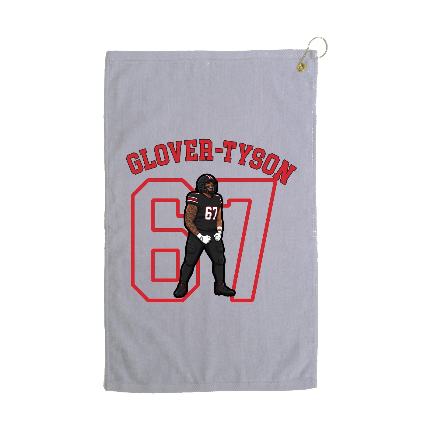 Golf Towel — Shirsey Arch in Grey