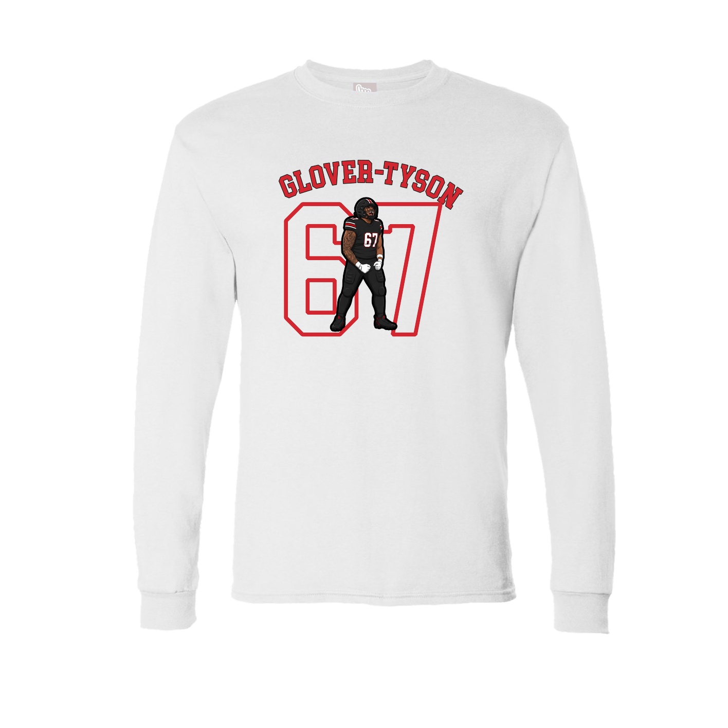 Long Sleeve Tee — Shirsey Arch in White