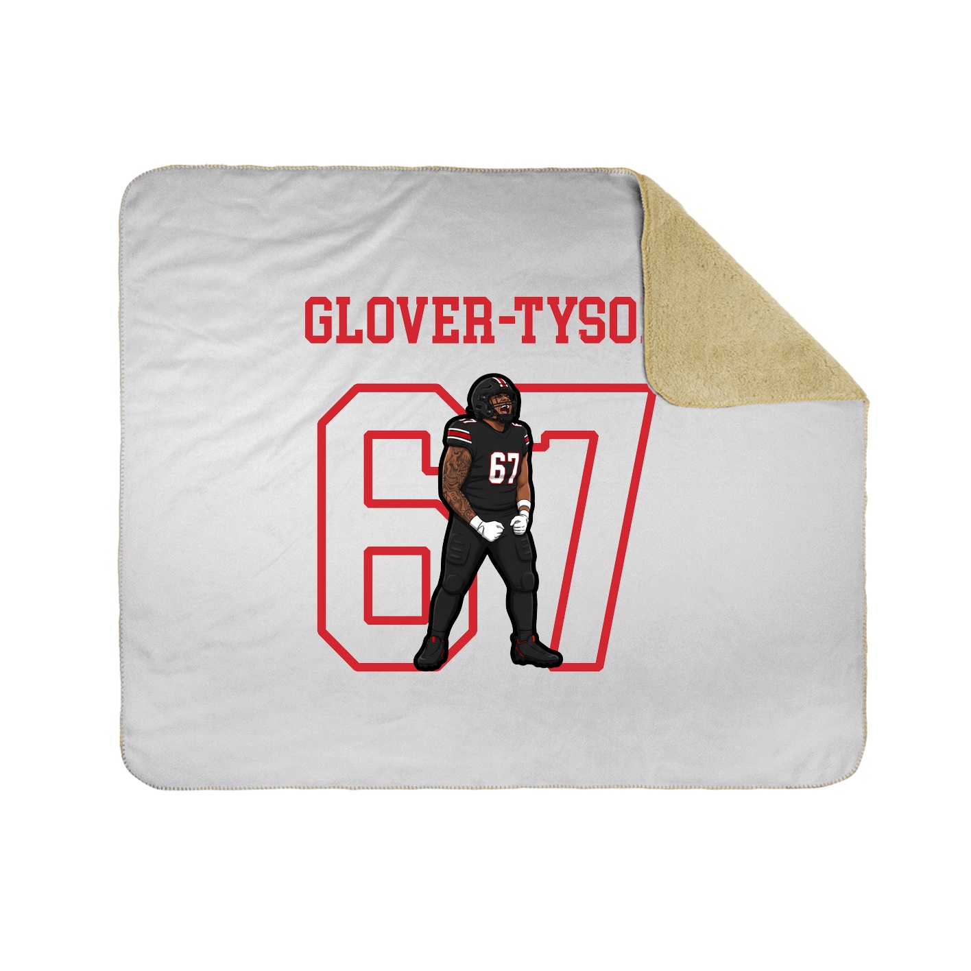 Throw Blanket — Shirsey in White