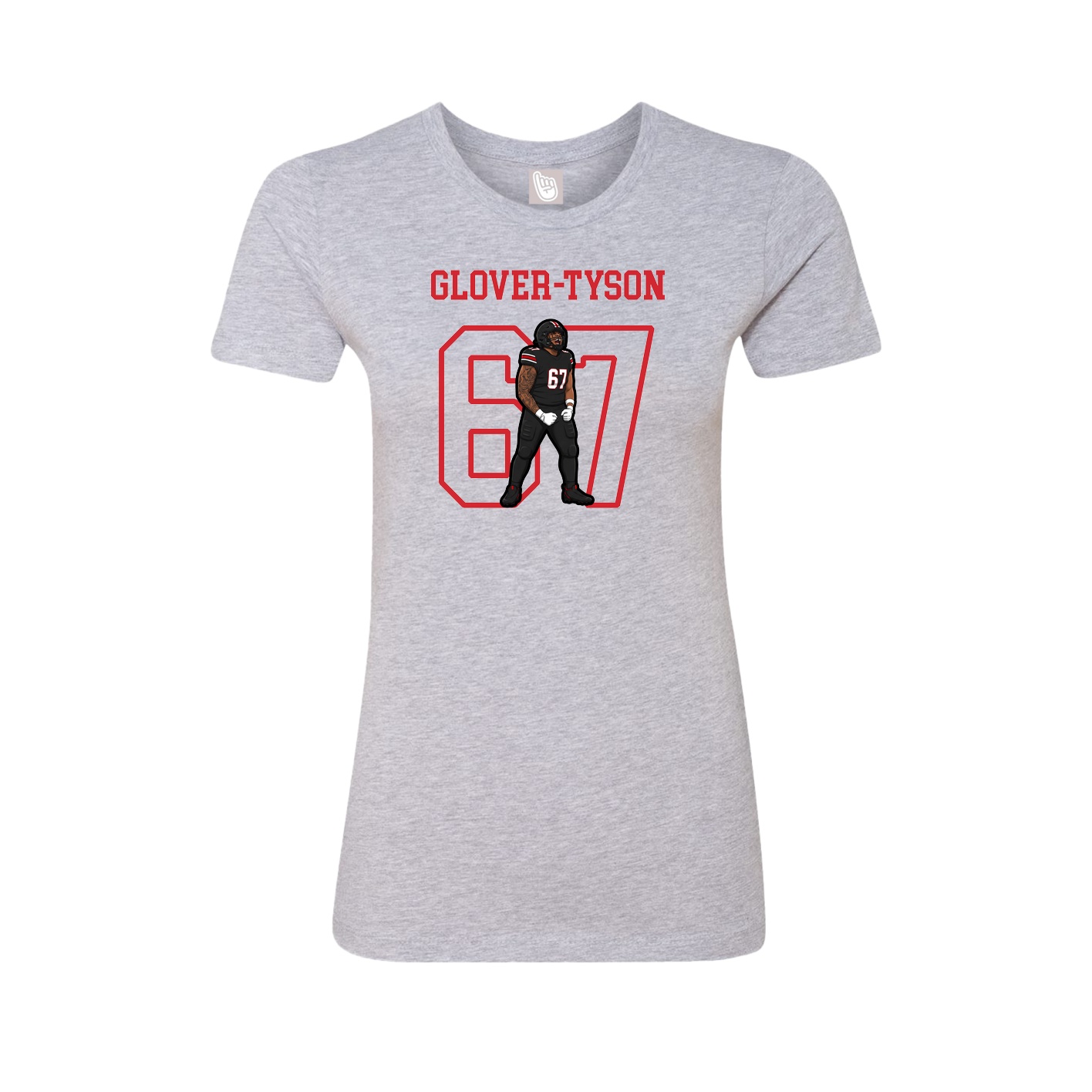 Fitted Women's Tee — Shirsey in Grey