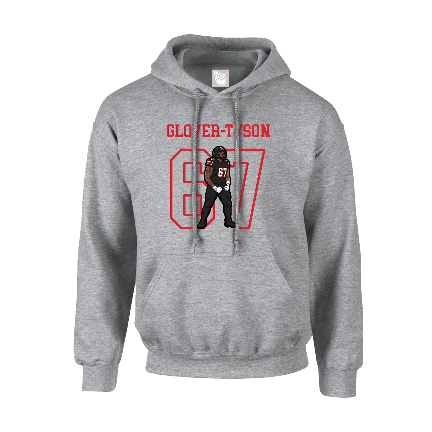 Hoodie — Shirsey in Grey
