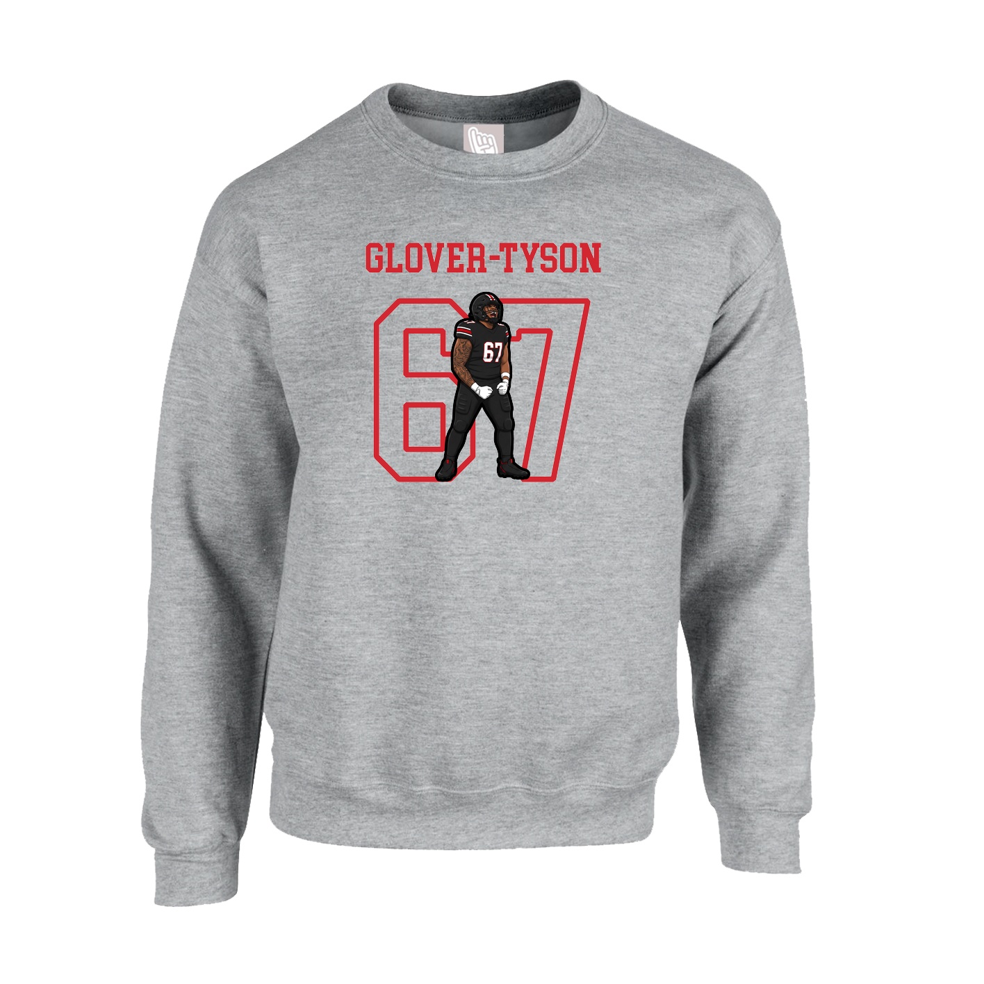 Fleece Crew — Shirsey in Grey