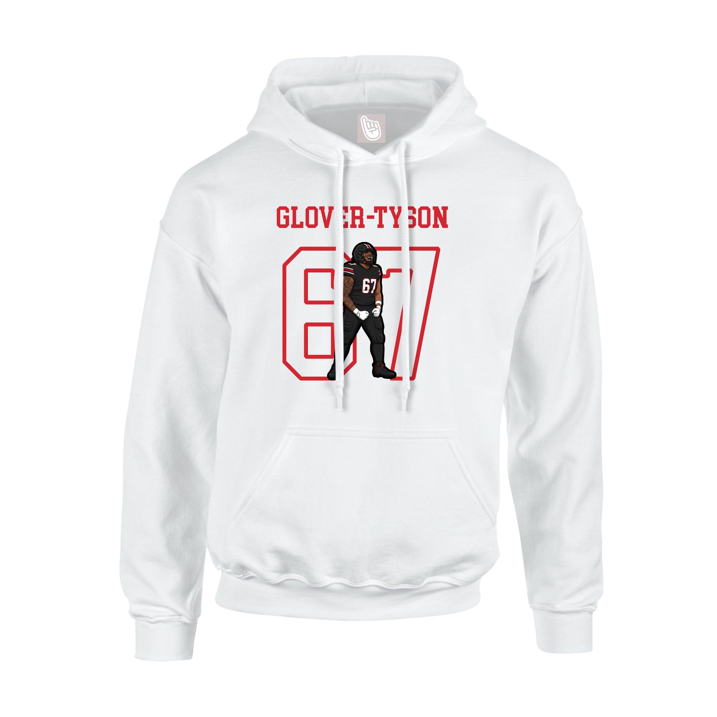 Youth Hoodie — Shirsey in White