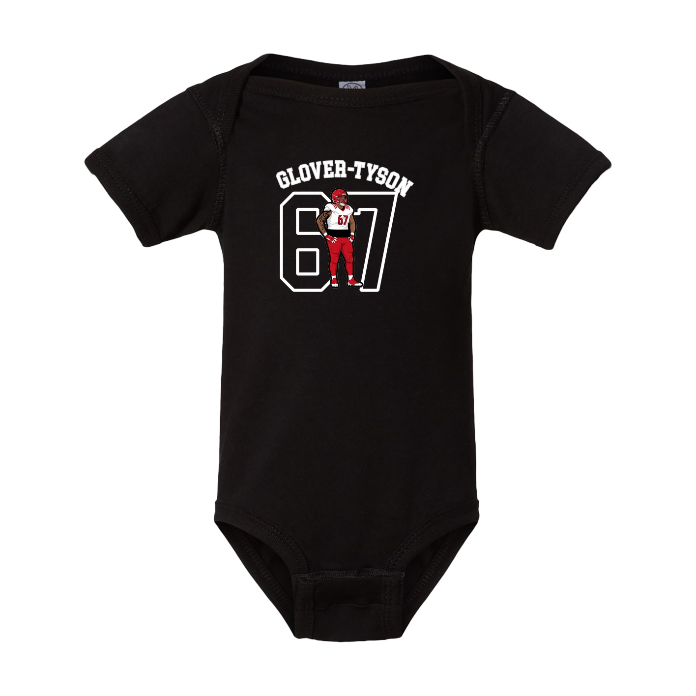 Baby Onesie — Shirsey Arch in Black