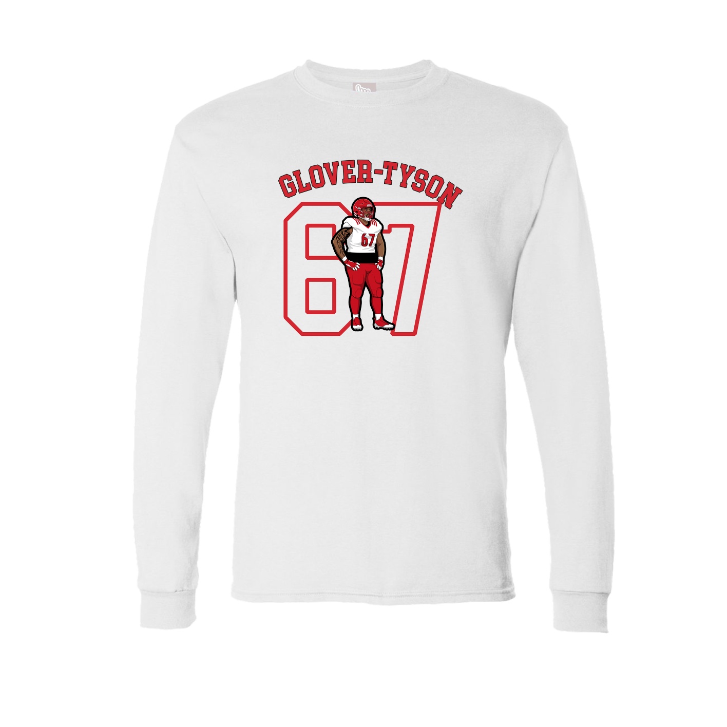 Long Sleeve Tee — Shirsey Arch in White