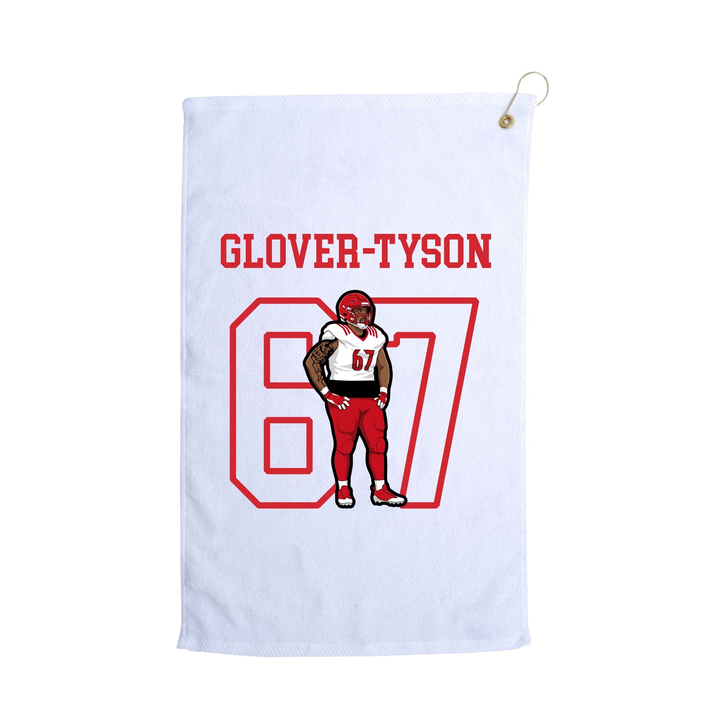 Golf Towel — Shirsey in White