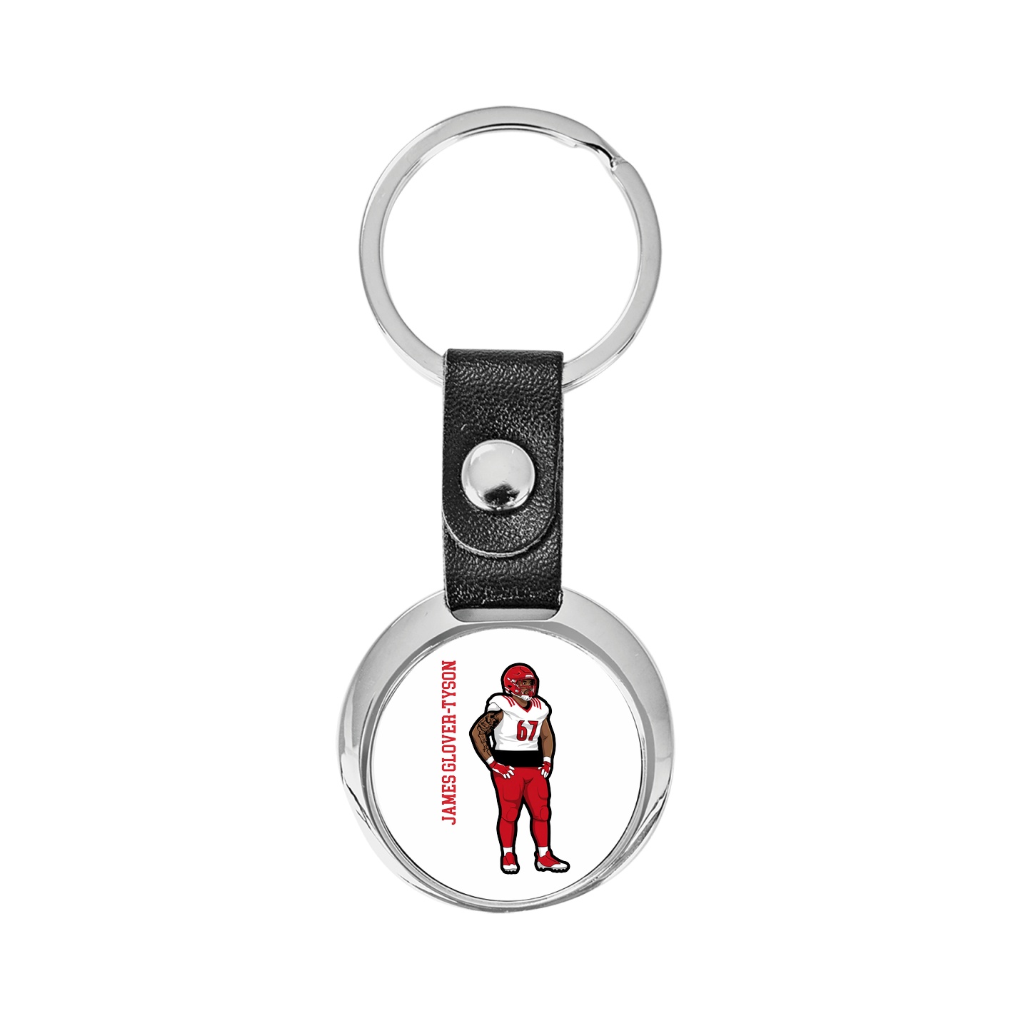 Key Chain — Name Vertical in Classic