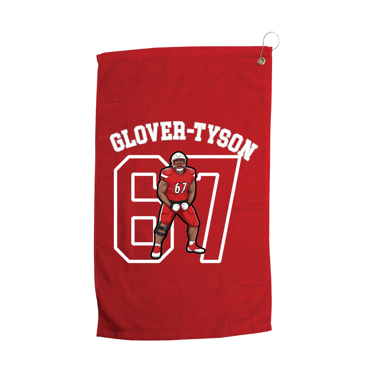 Golf Towel — Shirsey Arch in Red