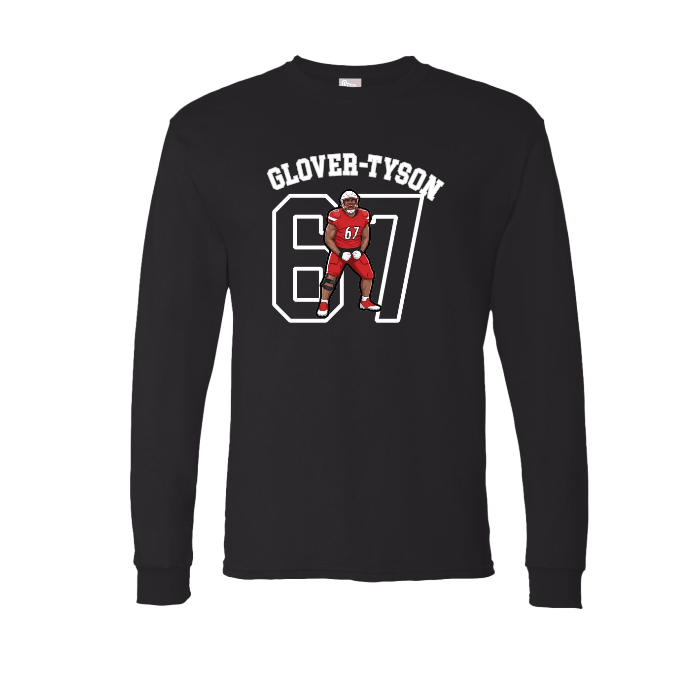 Long Sleeve Tee — Shirsey Arch in Black