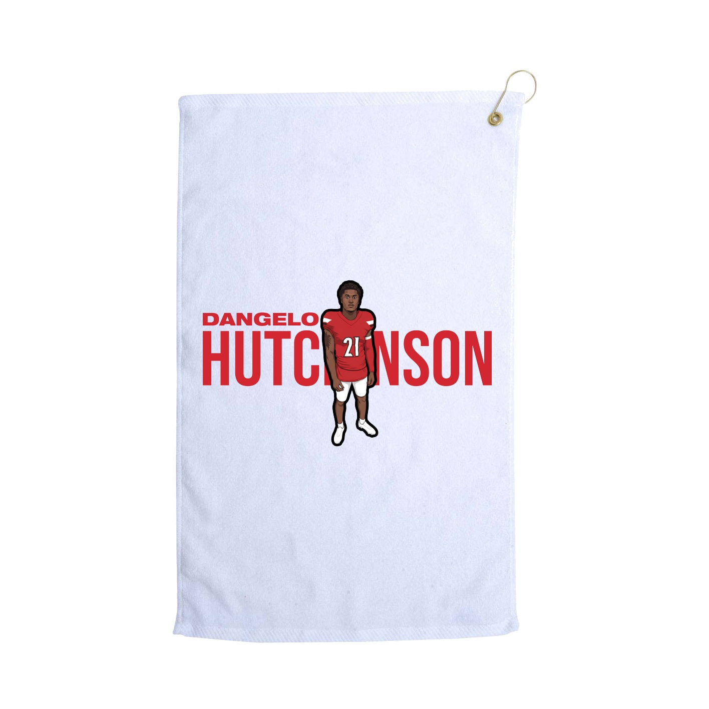 Golf Towel — Player Name in White