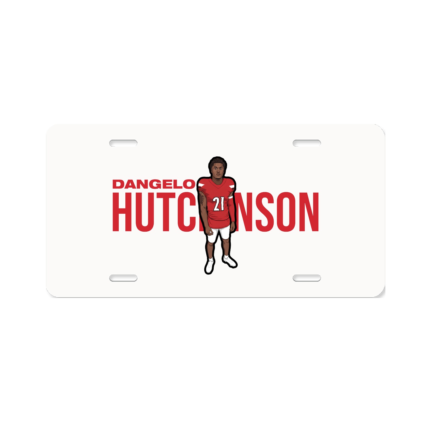 License Plate — Player Name in Classic