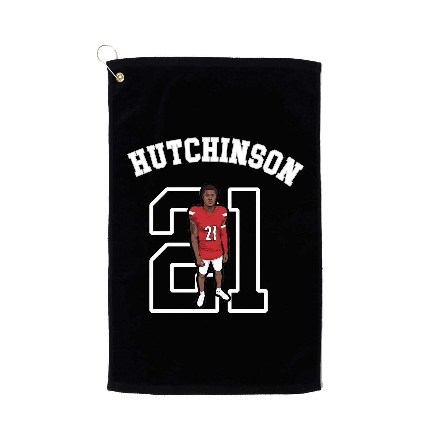 Golf Towel — Shirsey Arch in Black