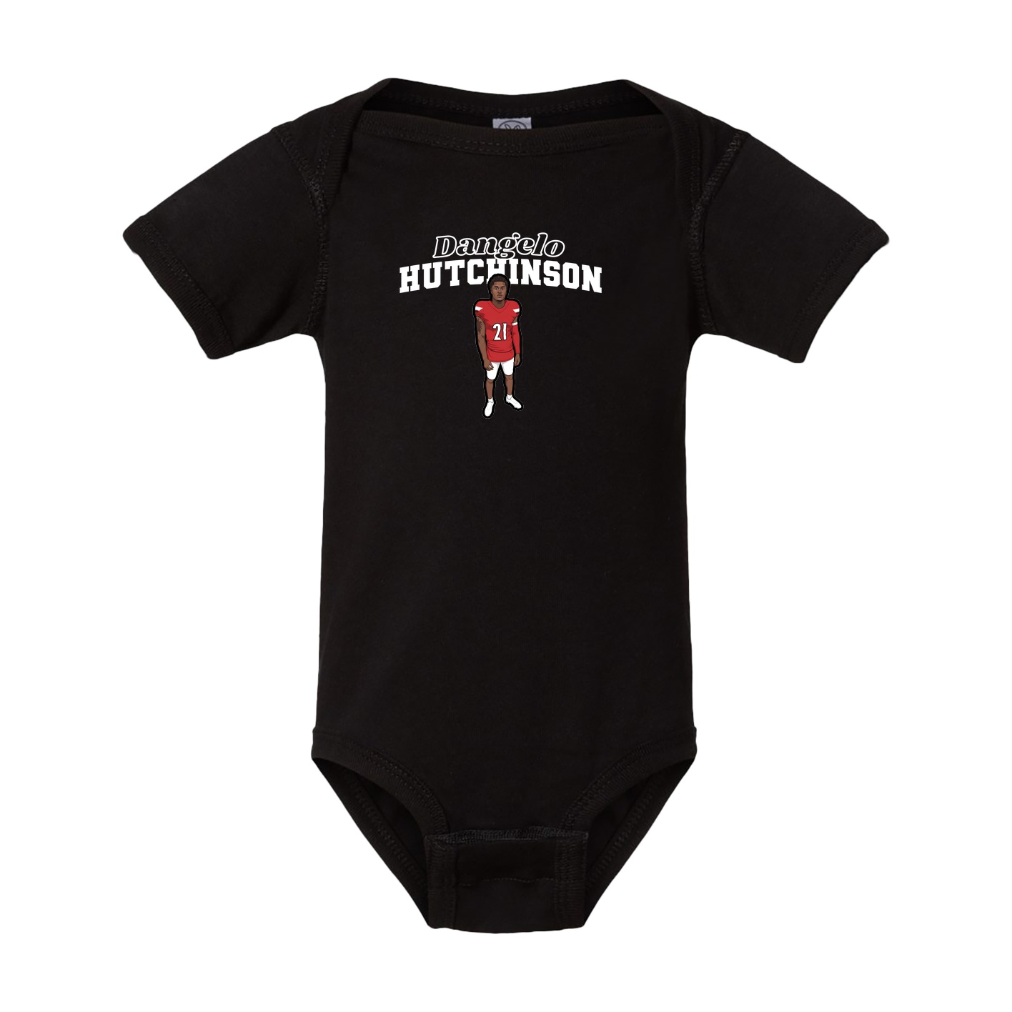 Baby Onesie — Name Arch in Black