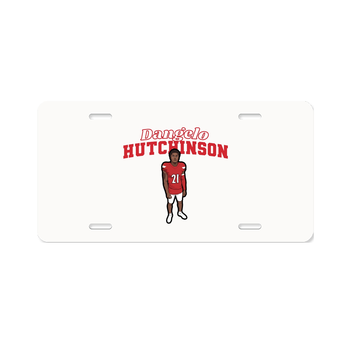 License Plate — Name Arch in Classic