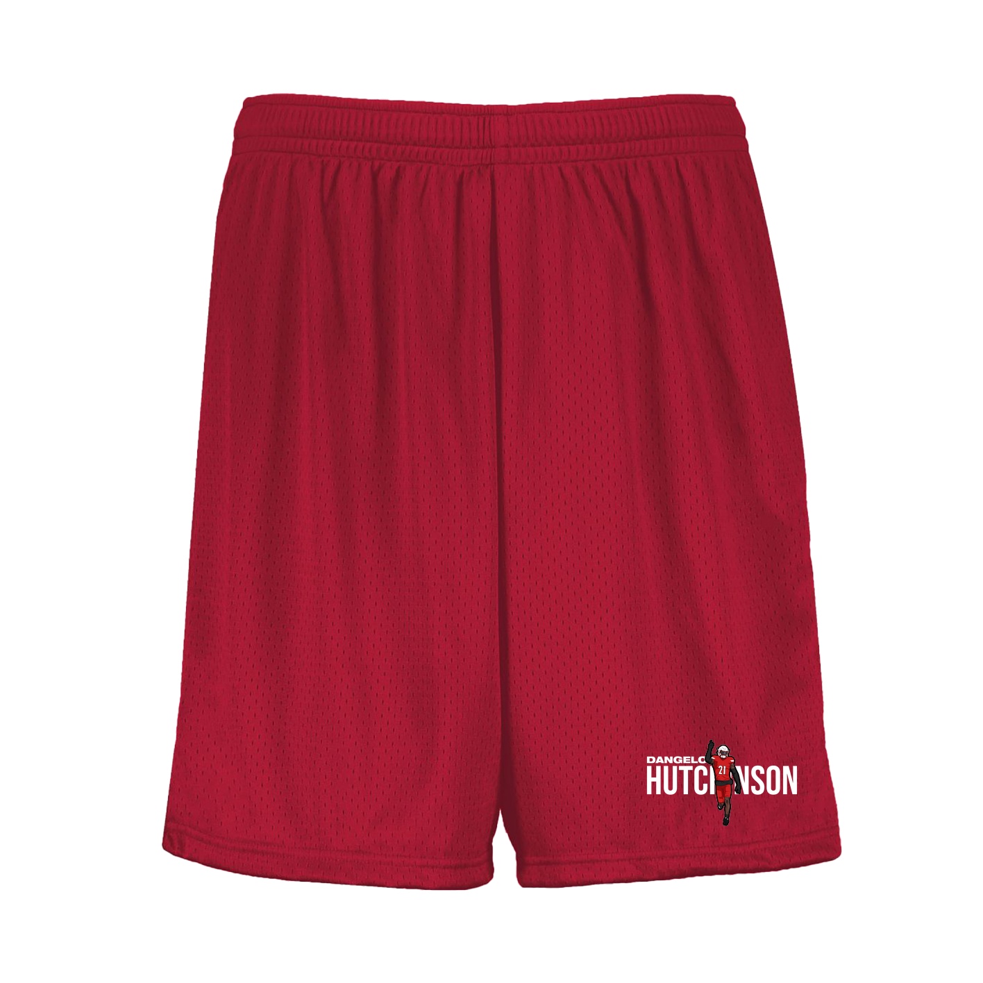 Shorts — Player Name in Red