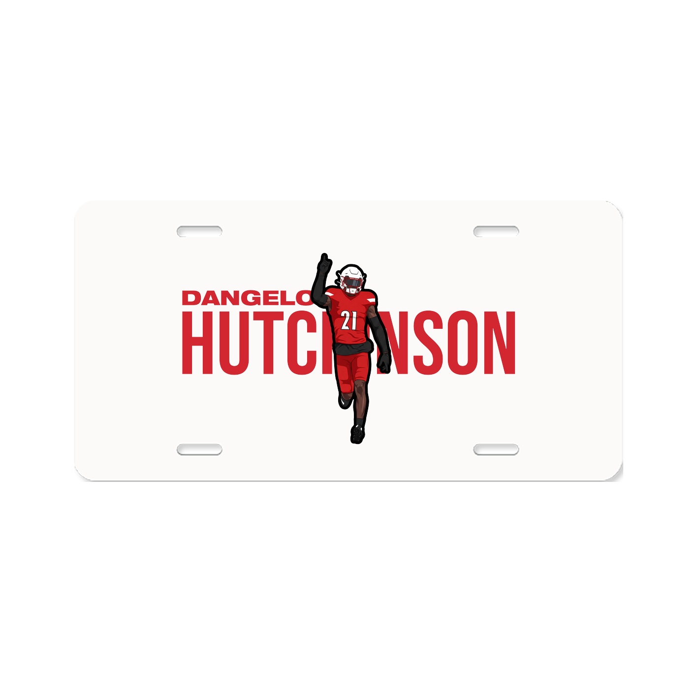 License Plate — Player Name in Classic