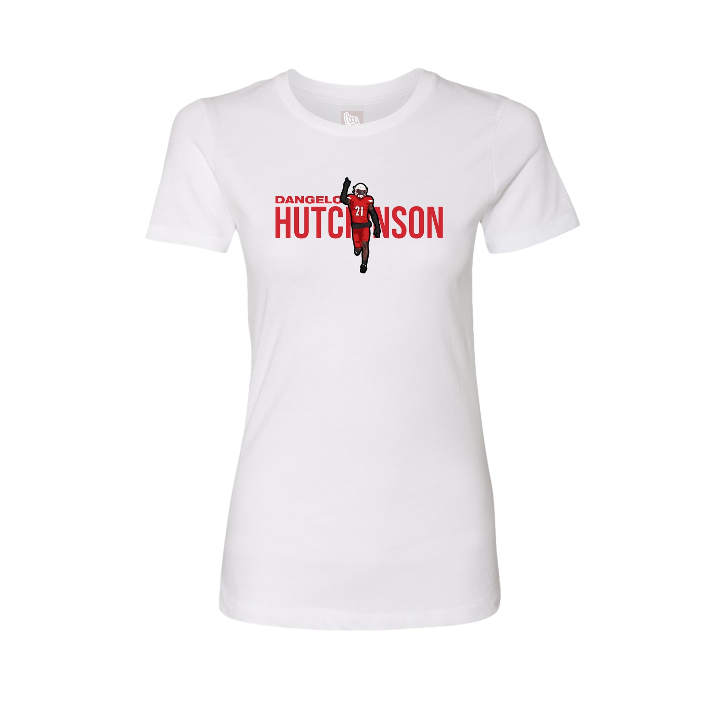 Womens Tee — Player Name in White