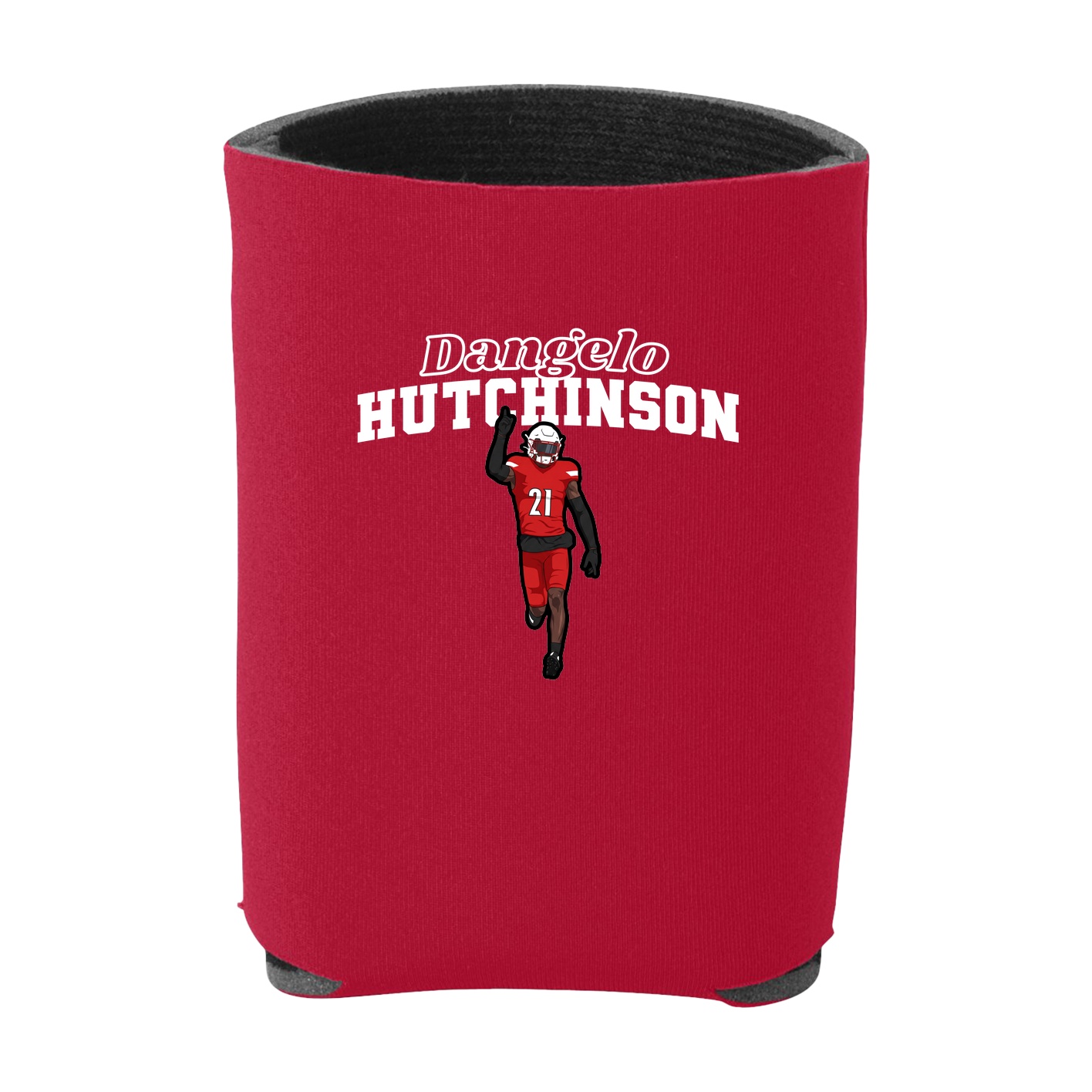 Can Holder — Name Arch in Red