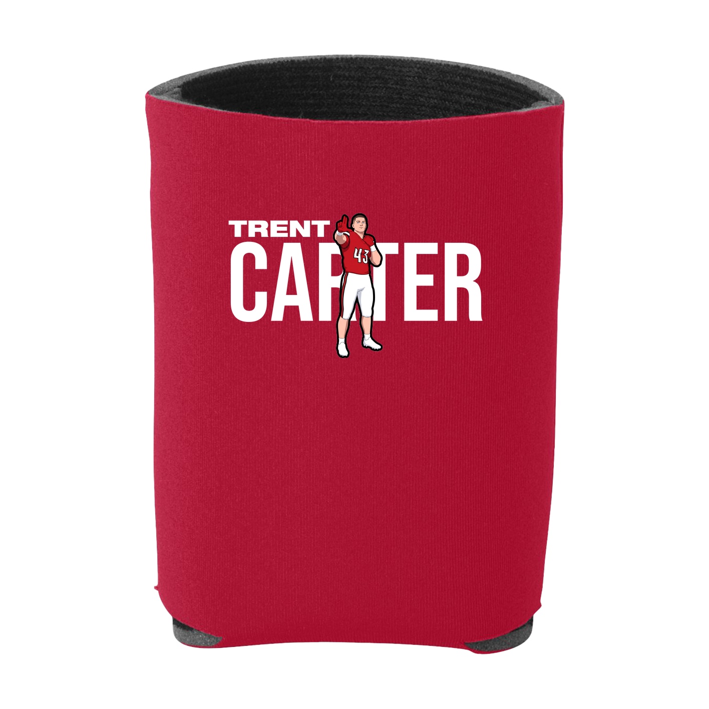 Can Holder — Player Name in Red