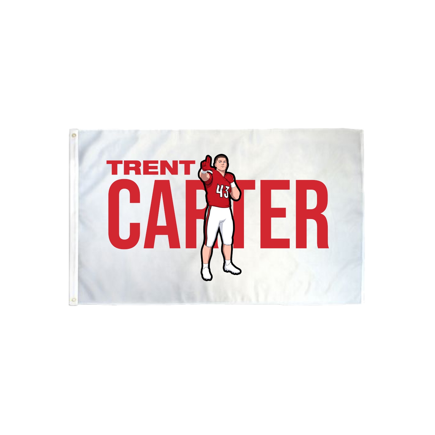 3x5 Flag — Player Name in Classic