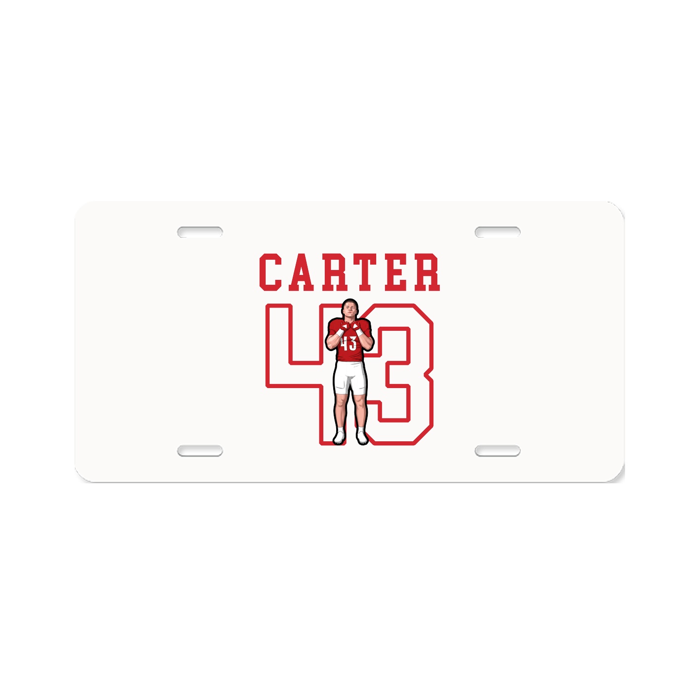License Plate — Shirsey in Classic