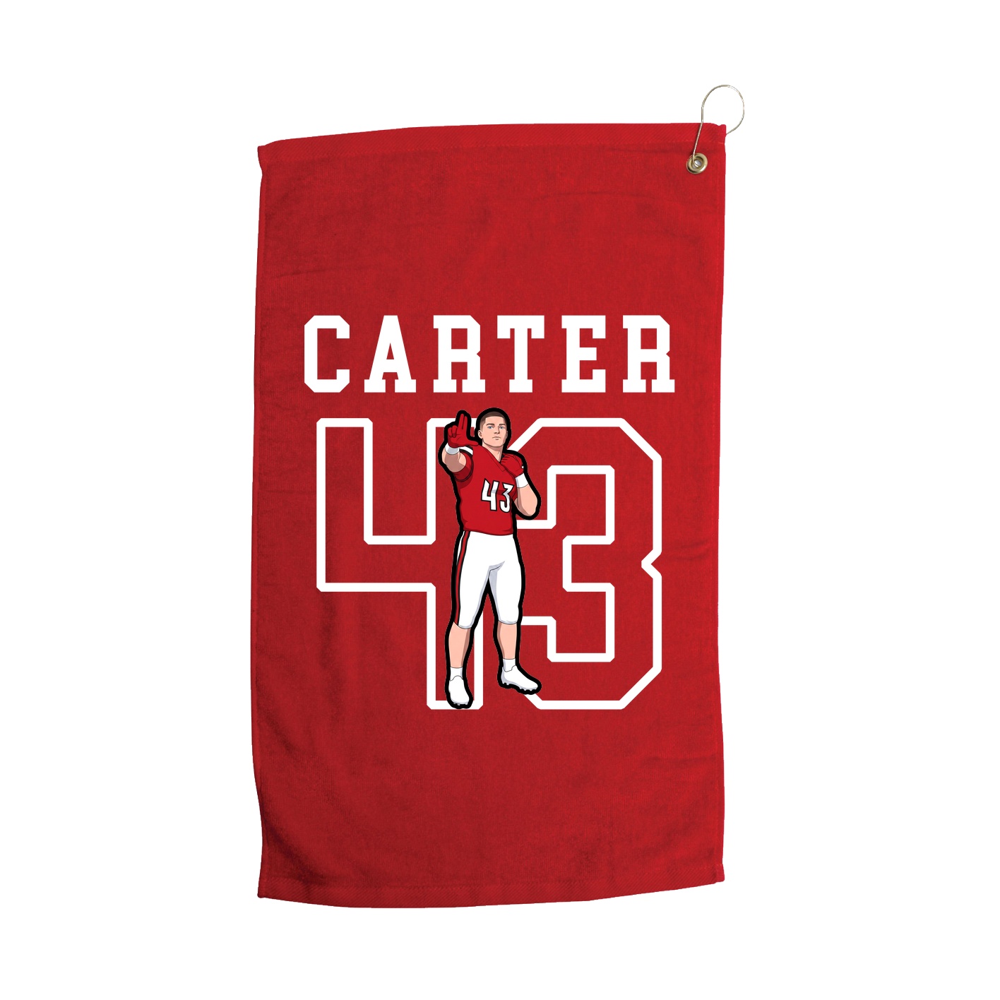 Golf Towel — Shirsey in Red