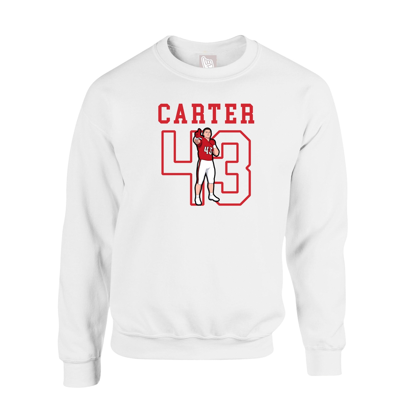Fleece Crew — Shirsey in White