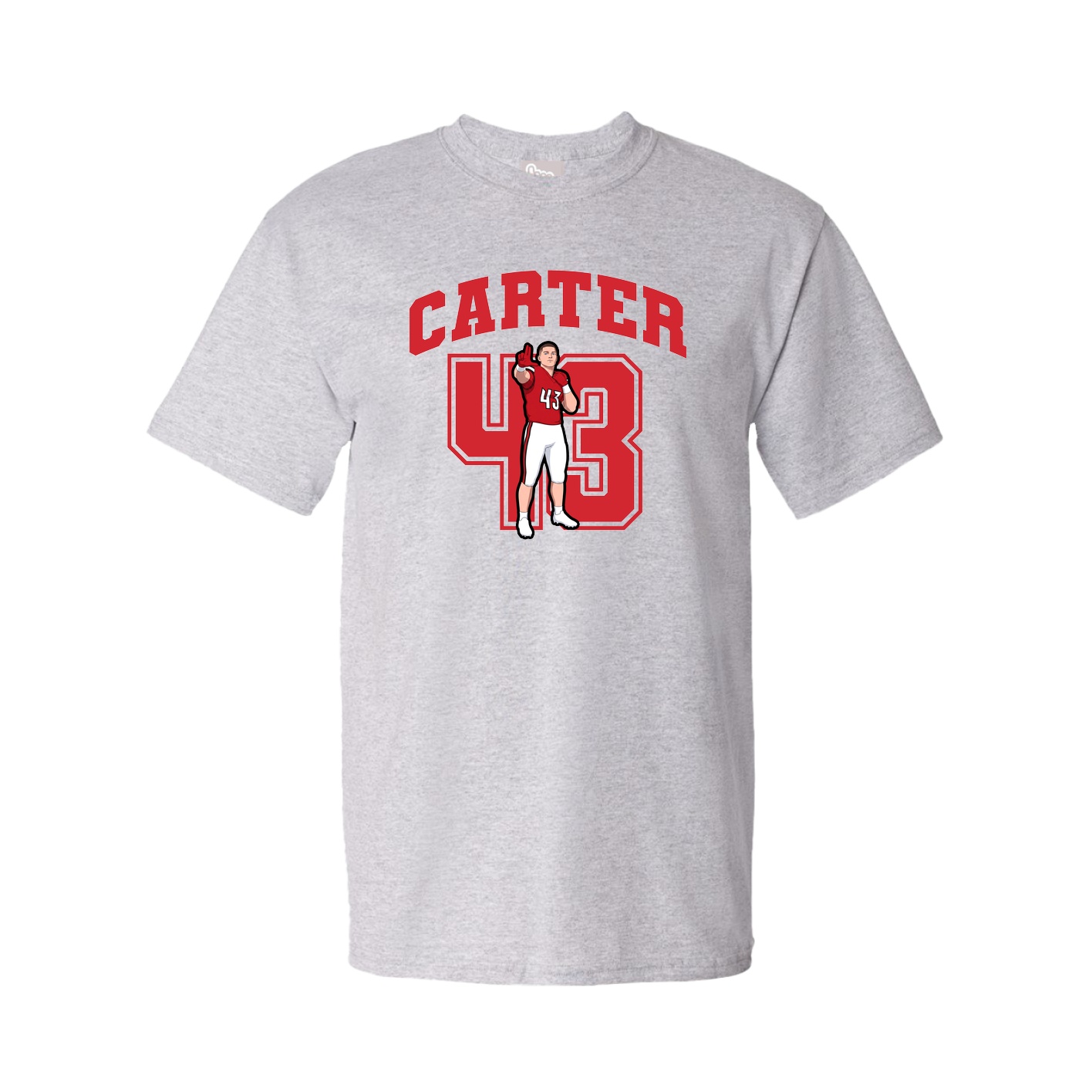 Tee — Number in Grey