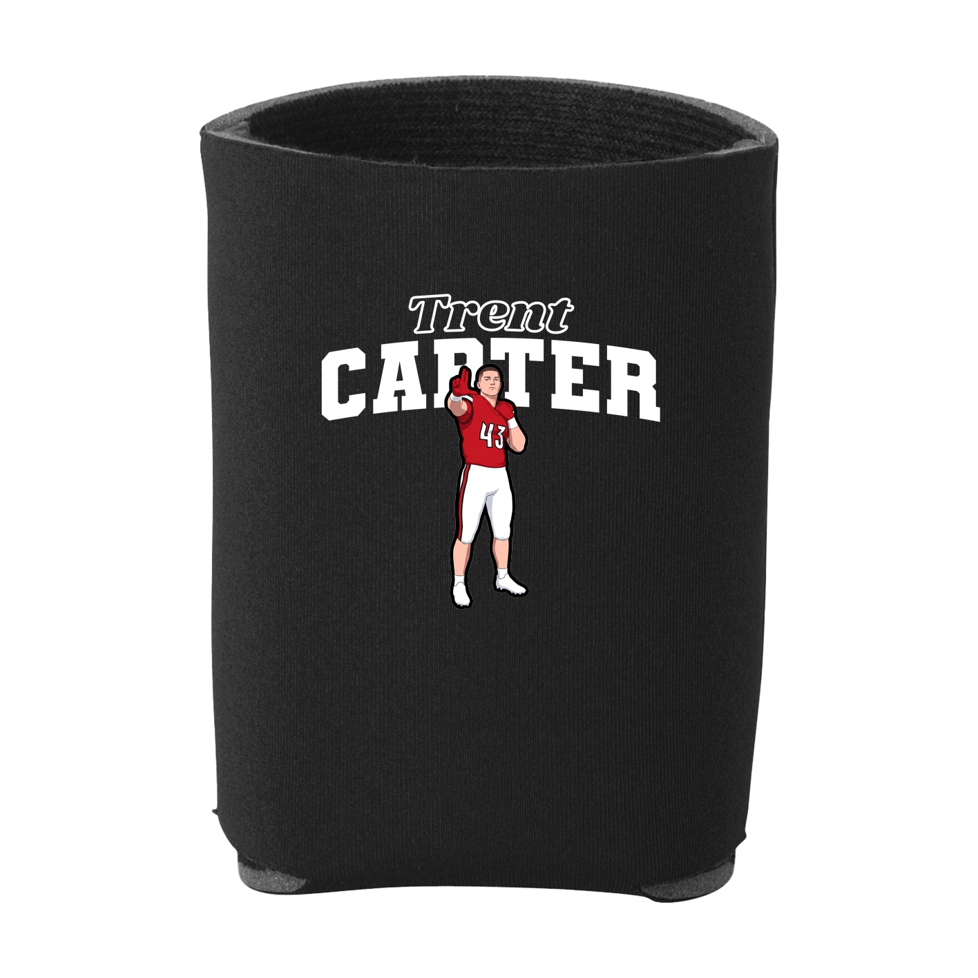 Can Holder — Name Arch in Black