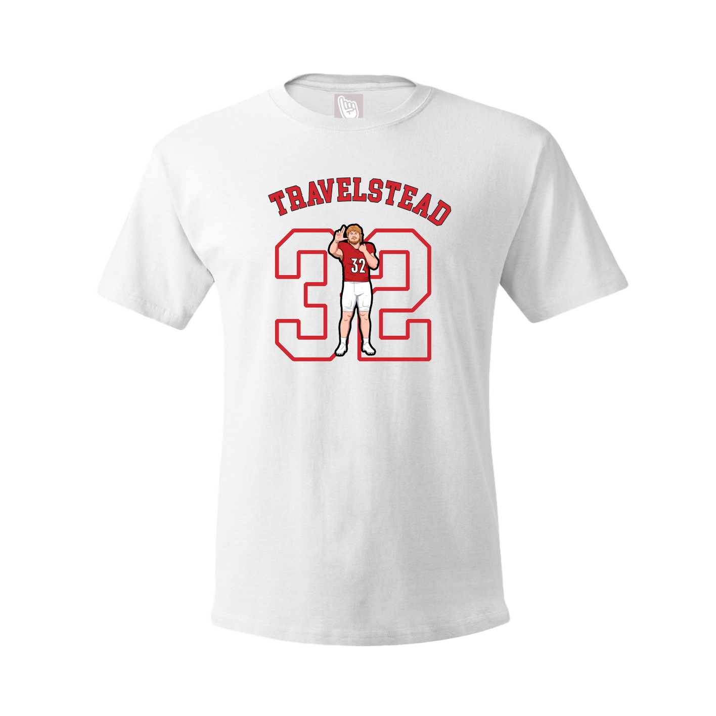 Youth Tee — Shirsey Arch in White